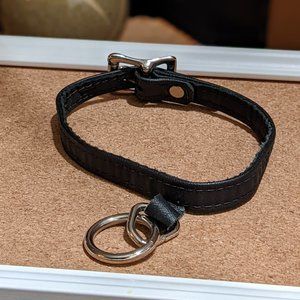 2/$15 - Black Leather Collar Choker